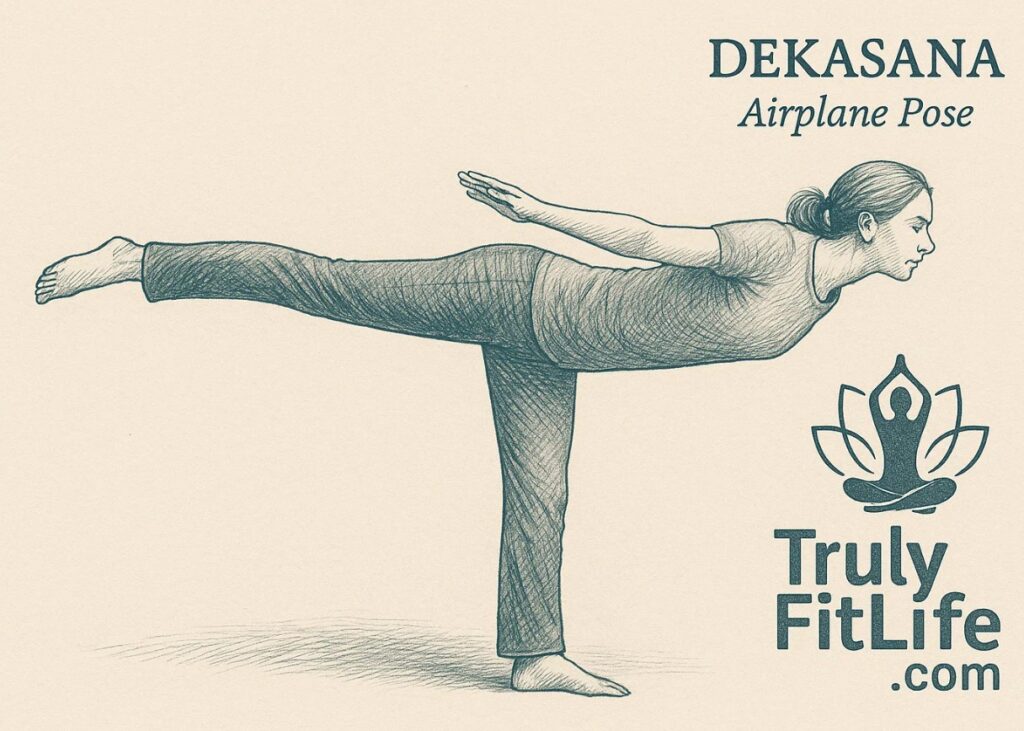 Dekasana – Airplane Pose