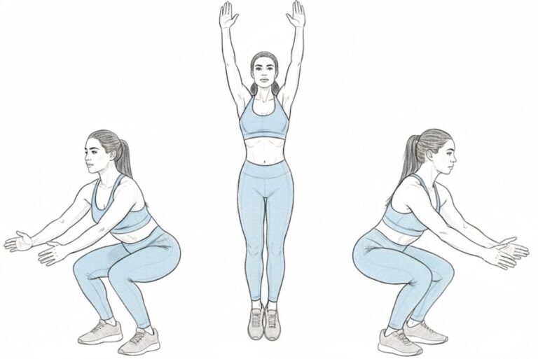 180 Jump Squat – Step-by-Step Home Workout Guide
